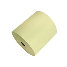 Gelbe Thermorollen 80mm x 50m (BxH), 12mm Kern, VPE je 50 Bonrollen in der Box aus Deutschland, Altpapier geeignet