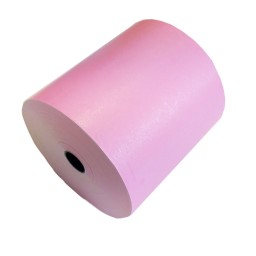 Rote Thermorollen 80mm x 50m (BxH), 12mm Kern, VPE je 50 Bonrollen in der Box aus...