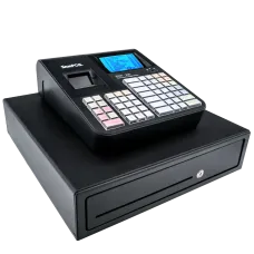 SAMPOS ECR-220 II L Elektronische Registrierkasse für GdPdU konforme Kassenvorgänge mit großer Schublade