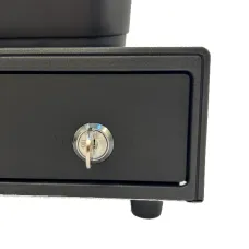 SAMPOS ECR-220 II Elektronische Registrierkasse für GdPdU konforme Kassenvorgänge inkl. TSE Modul mit 5 Jahren Laufzeit und mit kleiner Schublade