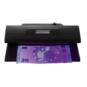 ratiotec Soldi 120 Geldscheinprüfer, Echtheitsprüfung (UV), inkl.: Netzkabel (EU), Maße (BxHxT): 182x80x79mm, Farbe: schwarz