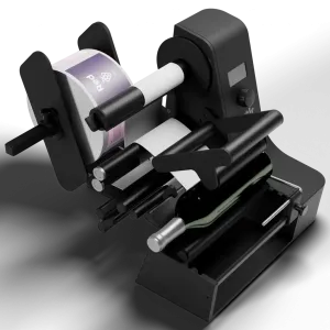 Labelmate botlr Etikettiergerät für Flaschen, Dosen und runde Gläser (Wein, Marmelade, Whisky, Gin Honig bis 120mm Durchmesser inkl. 30 Minuten Online Schulung