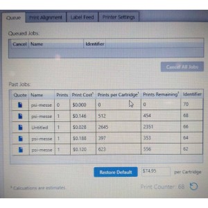 Demogerät: Primera LX610e Pro kompakter Farb-Etikettendrucker mit Schneideeinheit, PTCreate Pro (Software) und 30 Minuten Online Schulung