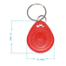 RFID Schlüsselanhänger Keyfob OVAL, mit Wunschchip und Wunschfarbe