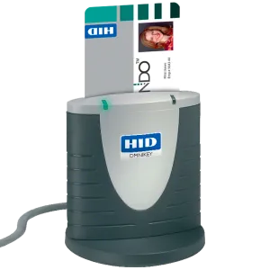 RFID Leser HID® OMNIKEY® 3121 mit 13,56MHz für die Verwendung auf dem Schreibtisch