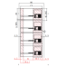 RFID Jewellery Tag, 68×(2)x13mm, mit NXP  UCode 8 Chipset für Juwelen und Schmuck