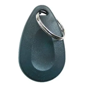 RFID KF050 Schlüsselanhänger/Keyfob, mit TK4100 Chip,  ABS, Grau für Zugangskontrolle, Identifizierung u.v.m.