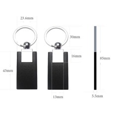 RFID KF103 Schlüsselanhänger/Keyfob mit TK4100 Chip in Schwarz, luxuriöse Optik, Edelstahl, z.B. Zugangskontrollen, hochwertig