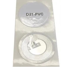 RFID PVC Aufkleber mit 30mm Durchmesser und NXP MIFARE DESFire EV2 2K Chip