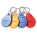 RFID personalisierbarer Schlüsselanhänger/Keyfob mit Wunschchip bestücken, klein, leicht & bequem, verschiedene Farben für Zugangskontrolle, Identifizierung u.v.m.