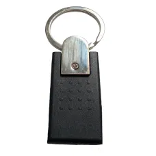 RFID KF103 Schlüsselanhänger/Keyfob mit TK4100 Chip in Schwarz, luxuriöse Optik, Edelstahl, z.B. Zugangskontrollen, hochwertig