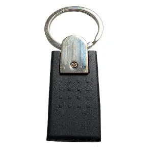 RFID KF103 Schlüsselanhänger/Keyfob mit TK4100 Chip in Schwarz, luxuriöse Optik, Edelstahl, z.B. Zugangskontrollen, hochwertig