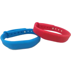 Einstellbares RFID (Wristband) in versch. Farben mit Wunschchip HF / UHF möglich z.B. MIFARE Classic oder DESFire 1k EV1 EV2 EV3