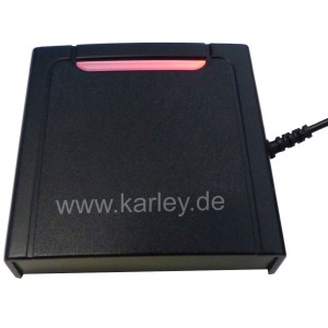 RFID USB Desktop Lesegerät  USB -  unterstützt 125KHZ EM ID Card mit HID Interface - B-Ware Knickschutz außerhalb