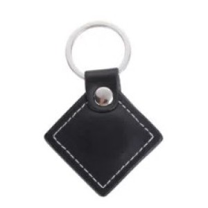 RFID Leder oder Kunstleder Schlüsselanhänger / Keyfob SOFT mit Ihrem Wunschchip