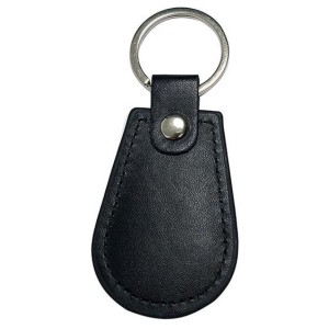 RFID Leder oder Kunstleder Schlüsselanhänger / Keyfob SOFT mit Ihrem Wunschchip