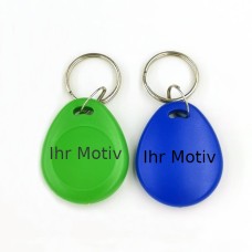 RFID Schlüsselanhänger/Keyfob bauchig mit dem MIFARE® NXP S50 Chip / 1K Classic,...