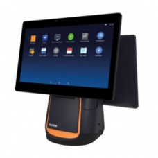 Sunmi T2s, 39,6cm (15,6''), Kundendisplay (15 zoll), integrierter Bondrucker, Android (9.0), inkl.: Netzteil, Netzkabel (EU), Farbe: schwarz, orange