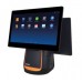 Sunmi T2s, 39,6cm (15,6''), Kundendisplay (15 zoll), integrierter Bondrucker, Android (9.0), inkl.: Netzteil, Netzkabel (EU), Farbe: schwarz, orange