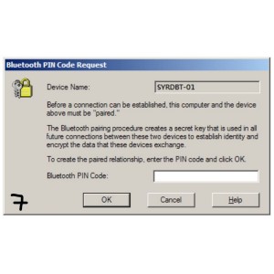 Syris I-CODE Bluetooth RFID Handheld Lesegerät mit Speicher von bis zu 10000 Aufnahmen