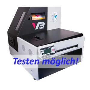 VIPColor VP750 Farbetikettendrucker inkl. 2h Schulung - Wasser- und UV-beständigere Etiketten