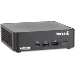 Büro Computer TERRA PC-Micro 6000 SILENT GREENLINE – Ultra-kompakt mit Intel Core Ultra 5, Thunderbolt & Wi-Fi 6E