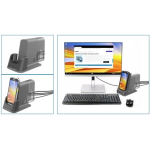 Zebra Dockingstation (Workstation), 1x HDMI, 1x Ethernet, 4x USB-A, 1x Audio