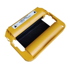 Zebra Thermotransferband, Wachs (1600 Standard), Rollenbreite: 110mm, Länge: 74m, passend für: Zebra Kassettendrucker (ZD420c, ZD421c)