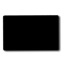  Plastikkarte, ohne Magnetstreifen, 15 mil, Farbe: schwarz
