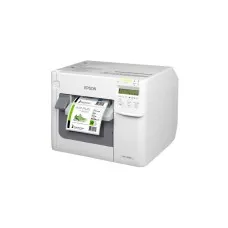 Farbetikettendrucker EPSON ColorWorks C3500 Farbetikettendrucker mit Cutter, USB, Netzwerkanschluss, für Regal- und GHS / BS-Etiketten und Etiketten-Software Nicelabel  inkl. 30 Minuten Online Schulung