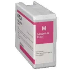 Epson Tintenpatrone, magenta 80 ml, passend für Farbetikettendrucker ColorWorks C6000/6500 Serie