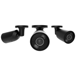 Ajax BulletCam, hybride Beleuchtung (HL) (5 Mp/2.8 mm), kabelgebundene IP-Überwachungskamera mit KI, Auflösung: 2880x1620px, 25fps (3K UHD), weiß