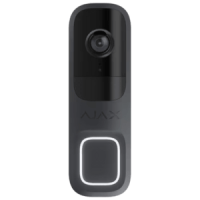  Ajax DoorBell Schwarz – Smarte Video-Türklingel mit KI & Gegensprechfunktion