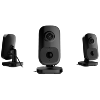 Ajax Schwarz Ajax IndoorCam, WLAN-Überwachungskamera für den Innenbereich mit...