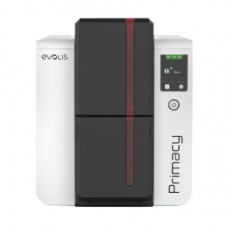 Evolis Primacy 2 Simplex, Go Pack einseitig, 12 Punkte/mm (300dpi), USB, Ethernet, Kartenzuführung (max. 100 Karten), Kabel (USB), Netzteil, Netzkabel, CardPresso (XS), 100 Karten, Farbband, Farbe: rot