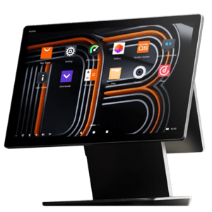 Design Kassensystem SUNMI D3 PRO, GMS EDLA, 39,6cm (15,6''), Projected Capacitive, 10 TP, Full HD, USB, Bluetooth (BLE, 5.0), Ethernet, WLAN, Android, schwarz