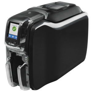 Premium Kartendrucker Zebra ZC350, einseitig, 12 Punkte/mm (300dpi), USB, Ethernet, Display bis max 1000 Karten / Stunde