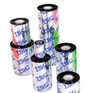 TSC Thermotransferband, Wachs, Rollenbreite: 110mm, Kern: 12,7mm, Länge: 110m, Farbe:...