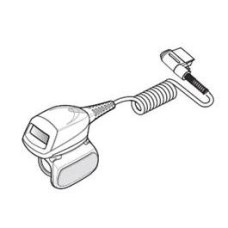 Zebra RS4000 1D Barcode Scanner für Fingerbefestitung mit kurzem Kabel