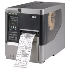 Industrieller Thermotransfer-Etikettendrucker für hohe Druckvolumina: TSC MX240P Serie, 8 Punkte/mm (203dpi), Rewind, RTC, Display, USB, RS232, Ethernet, TSPL-EZ, Kit (USB)