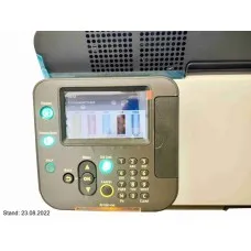 Demogerät: DTM LF140e + OKI Pro1050 Bundle besteht aus Oki 1050 Pro Farbetikettendrucker, LF140e Finisher, RW-7 Aufwickler/Abwickler, 11.6'' touch screen PC, Arbeitstische, volle Garantie*