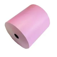 Rote Thermorollen 80mm x 50m (BxH), 12mm Kern, VPE je 50 Bonrollen in der Box aus Deutschland, Altpapier geeignet