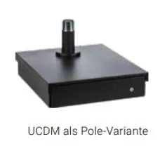 Anker UCDM Pole Version, anthrazit inkl.: Einsatz: 4 Scheinfächer, 8 Münzfächer, herausnehmbar, USB, Ethernet, RJ12, Anschluß an Kassendrucker