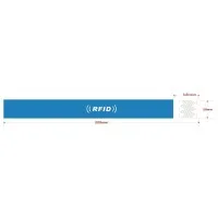 RFID Einweg Armband Tyvek, versch. Farben und Wunschchip