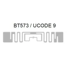 Zebra RFID Etiketten mit UCODE9 Chipset und Z-Ultimate 2500T Polyester, 1015 Etiketten / Rolle 76x25mm (BxH)